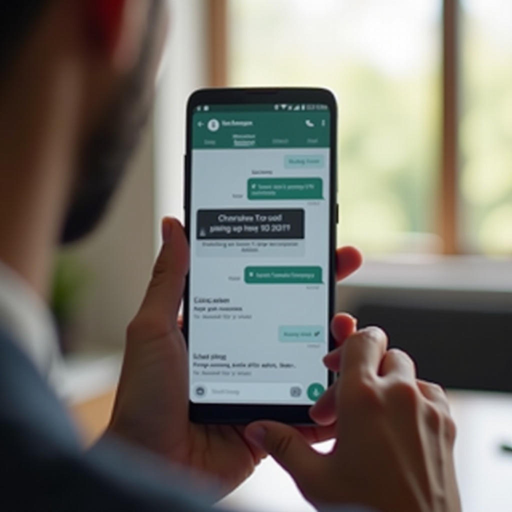 O Android não consegue abrir as mensagens de texto