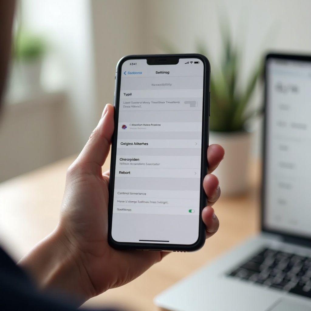 desactivar el seguimiento ocular en el iPhone