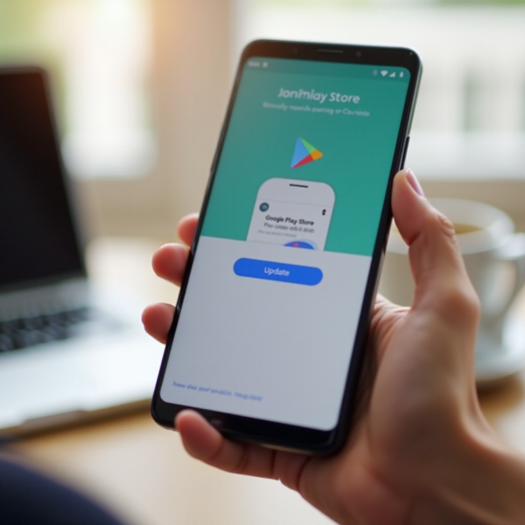 Como você atualiza sua Play Store?