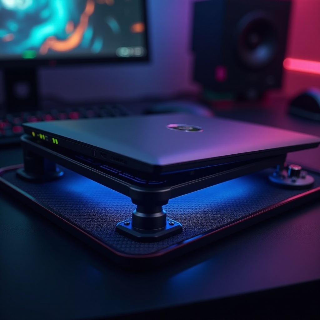 almofada de refrigeração para laptop de jogos