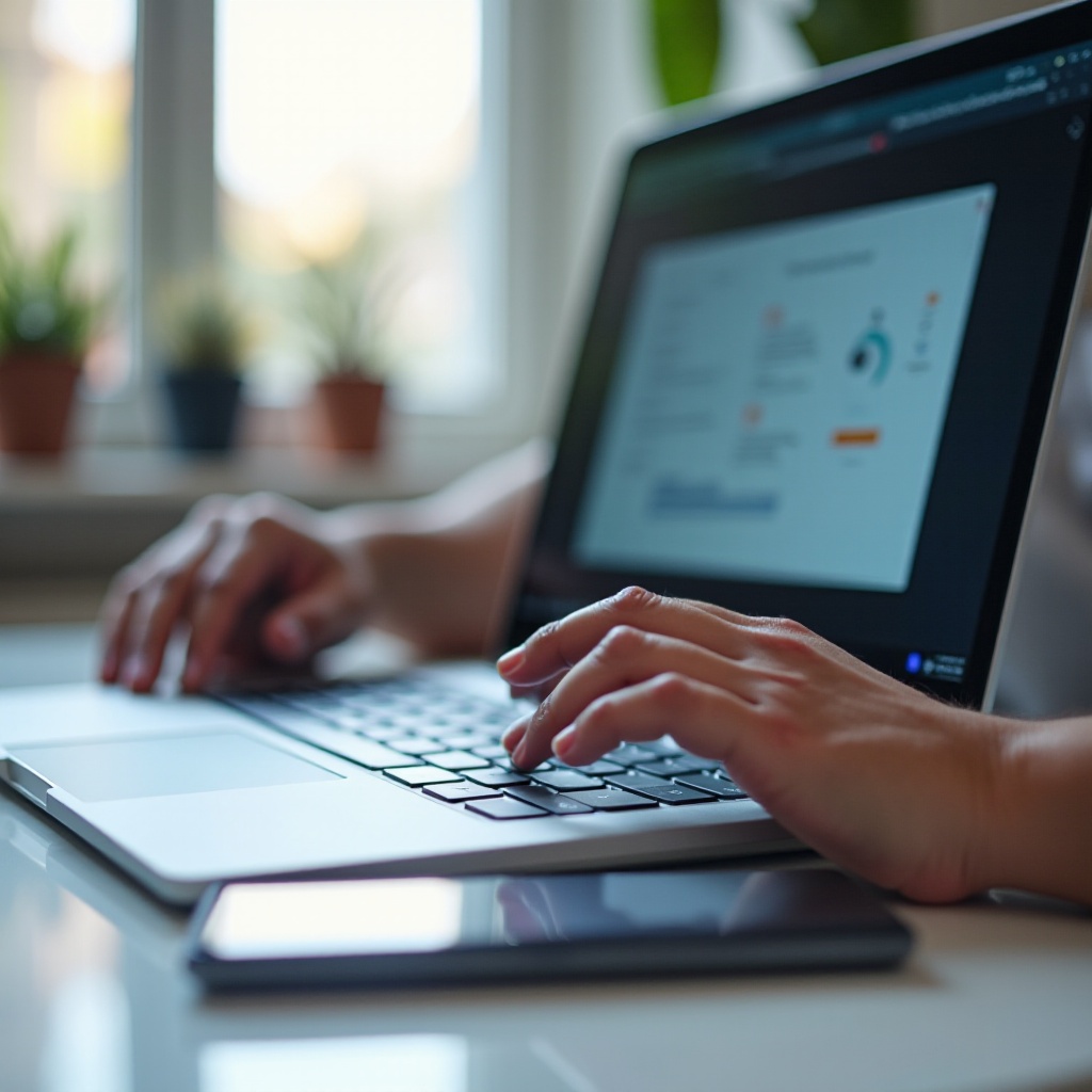 skróty klawiaturowe debugowania chromebook ekran dotykowy