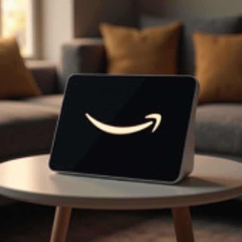 Echo Show pokazuje tylko logo Amazona