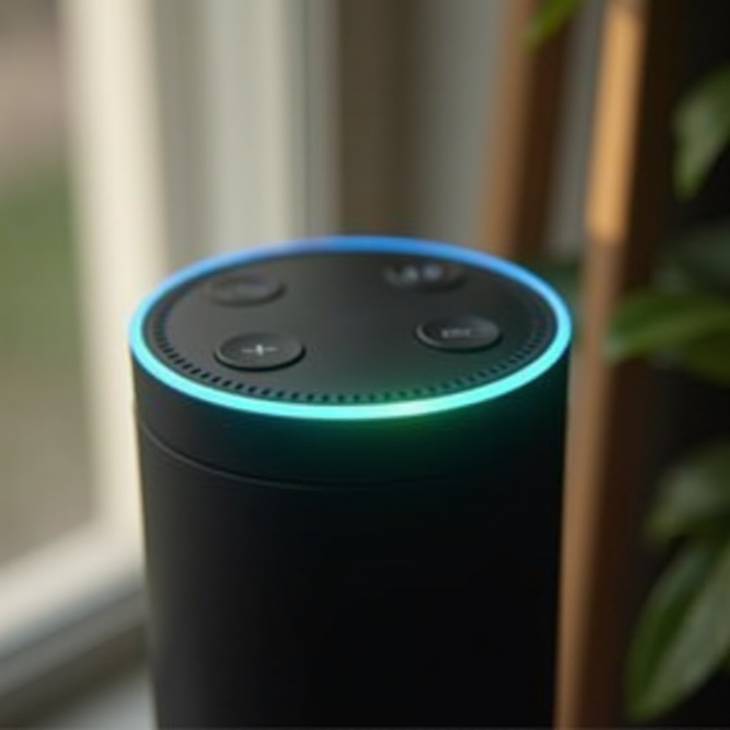 cómo detener la luz verde en Alexa
