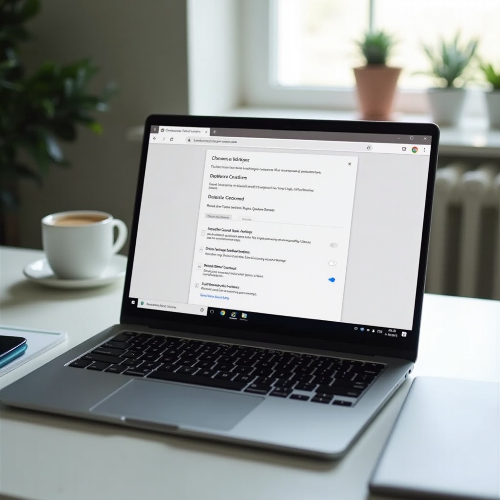 desativar a aceleração de hardware no Chromebook