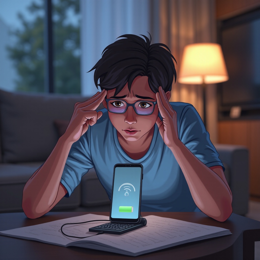 samsung s22 não está carregando