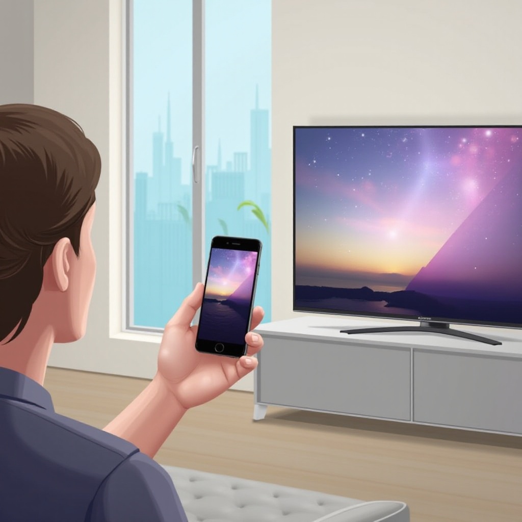 como compartilhar a tela do Android na TV