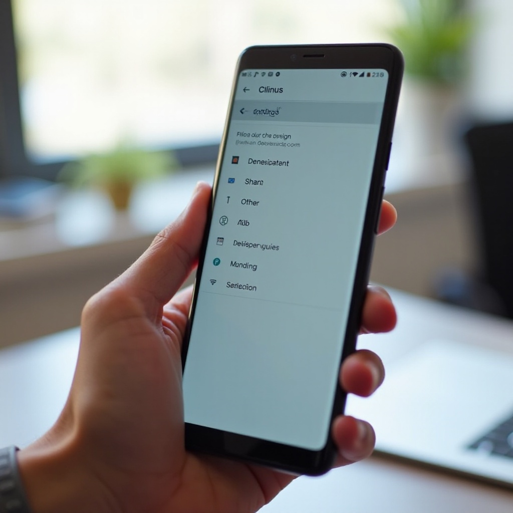 android remover opções de desenvolvedor