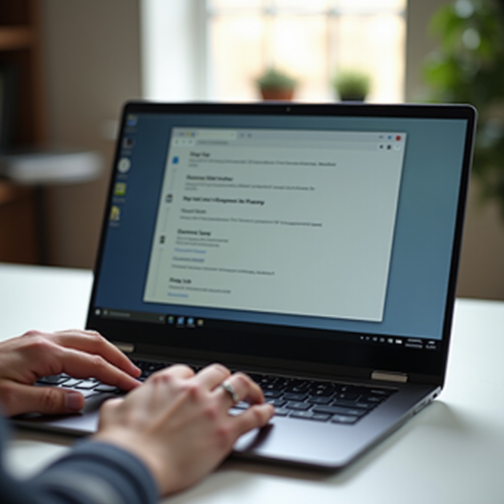 wyłącz akcelerację sprzętową na Chromebooku
