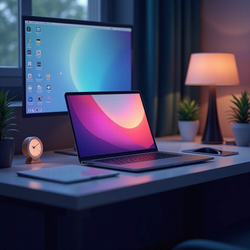 zestaw laptop-desktop