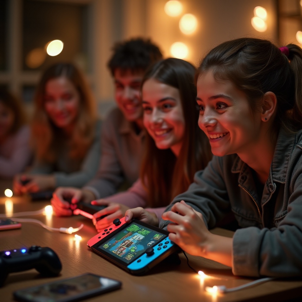 cómo jugar minecraft multijugador en switch
